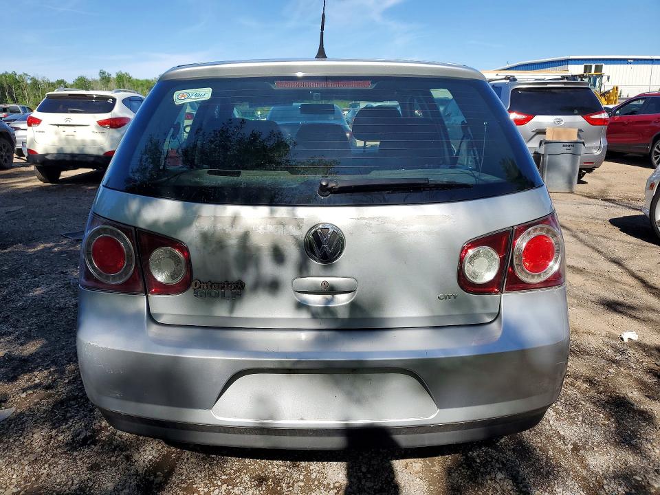 2009 Volkswagen Golf VIN 9BWEL41J694016906 COPART salvage auction — FRONT END, On - Permit No Brand - Unfit, sold $175 on 2026-07-28 (photo 6)