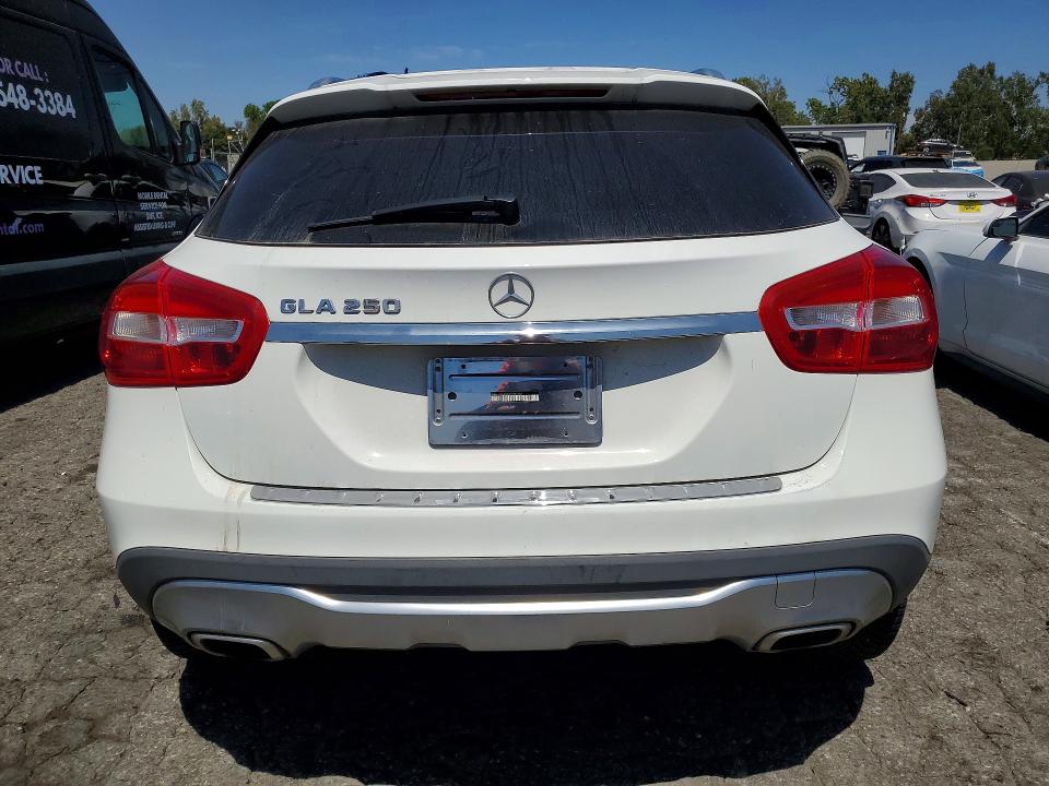 2018 Mercedes-benz Gla-klasse VIN WDCTG4EB6JJ504780 COPART salvage auction — FRONT END, Ca - Dis/Dlr/Exp Only Clean Title, sold $4,300 on 2026-07-06 (photo 6)