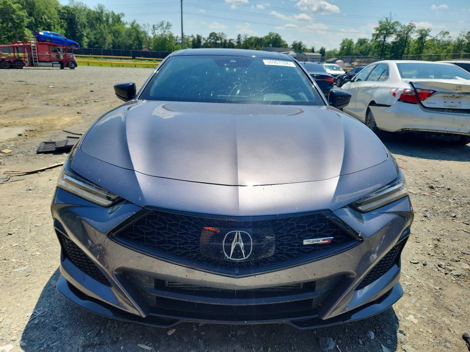 2023 Acura Tlx VIN 19UUB7F02PA003368 COPART salvage auction — REAR END, Md - Cert Of Salvage > 75% Damage, sold $9,600 on 2026-07-31 (photo 5)