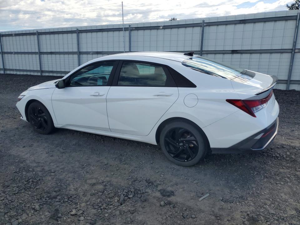 2026 Hyundai Elantra VIN KMHLM4DG9TU138709 COPART salvage auction — REAR END, WA - BILL OF SALE, sold $7,100 on 2026-07-13 (photo 2)