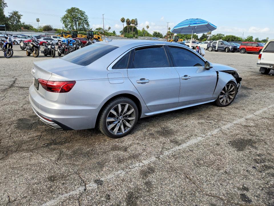 2020 Audi A4 VIN WAUGMAF48LN008564 COPART salvage auction — FRONT END, CA - LIEN PAPERS-CLEAN OR AC, sold $3,700 on 2026-07-29 (photo 3)