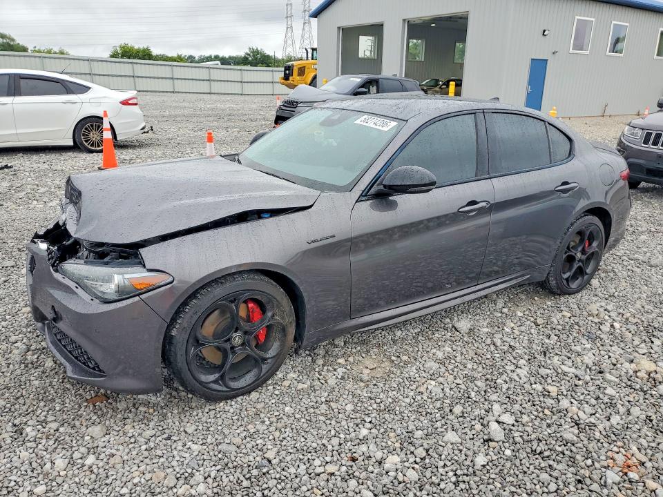2022 Alfa romeo VIN ZARFANBN0N7659813 COPART salvage auction — FRONT END, Oh - Cert Of Title-Salvage, sold $10,700 on 2026-07-02 (photo 1)