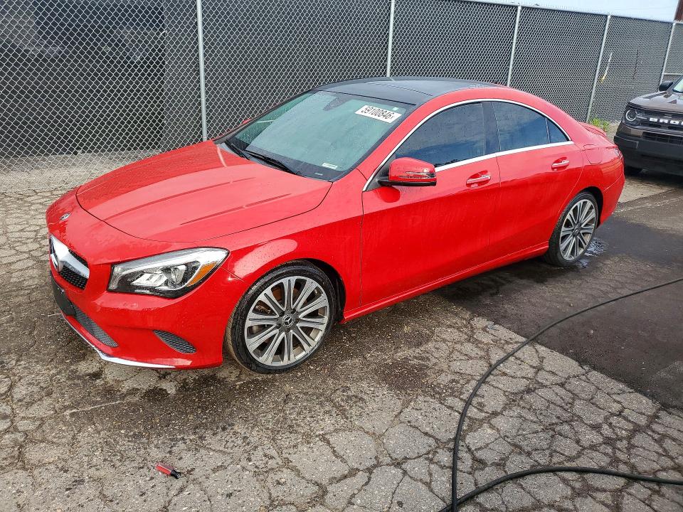 2018 Mercedes-benz Cla-klasse VIN WDDSJ4GB5JN524808 COPART salvage auction — MINOR DENT/SCRATCHES, Mi - Certificate Of Title, sold $4,600 on 2026-08-07 (photo 1)