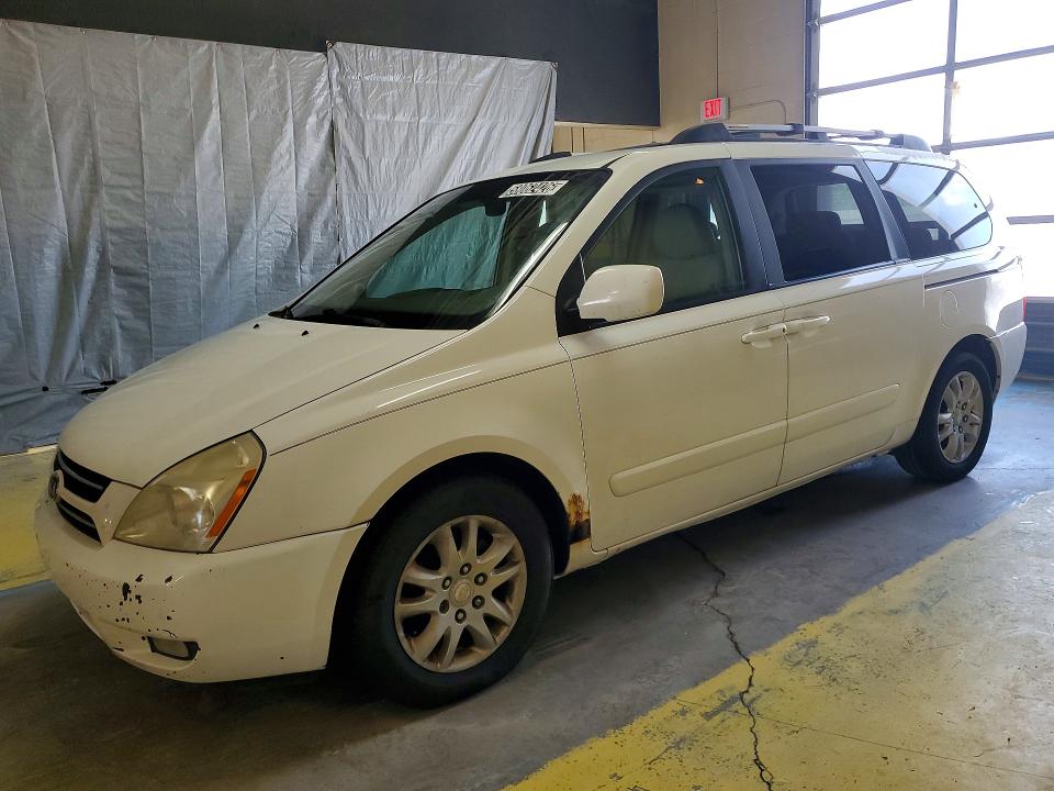 2007 Kia SEDONA VIN KNDMB233X76122787 COPART salvage auction — FRONT END, WV - CERTIFICATE OF TITLE, sold $175 on 2026-07-28 (photo 1)