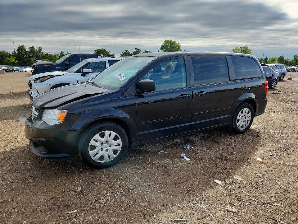 2016 Dodge Caravan VIN 2C4RDGBG7GR108923 COPART salvage auction — FRONT END, Il - Salvage Certificate, sold $2,200 on 2026-07-09 (photo 1)