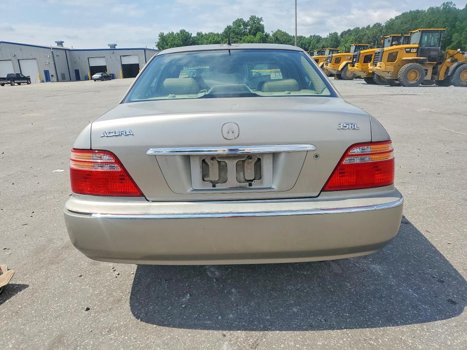 2002 Acura Rl VIN JH4KA96572C002311 COPART salvage auction — Burn Engine, Nc - Salvage Certificate Of Title, sold $275 on 2026-07-16 (photo 6)