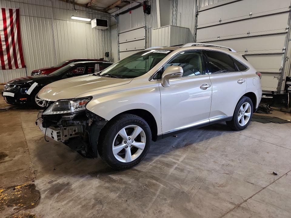2014 Lexus Rx VIN JTJBK1BAXE2038892 COPART salvage auction — FRONT END, Mn - Cert Of Title-Salvage, sold $275 on 2026-07-28 (photo 1)