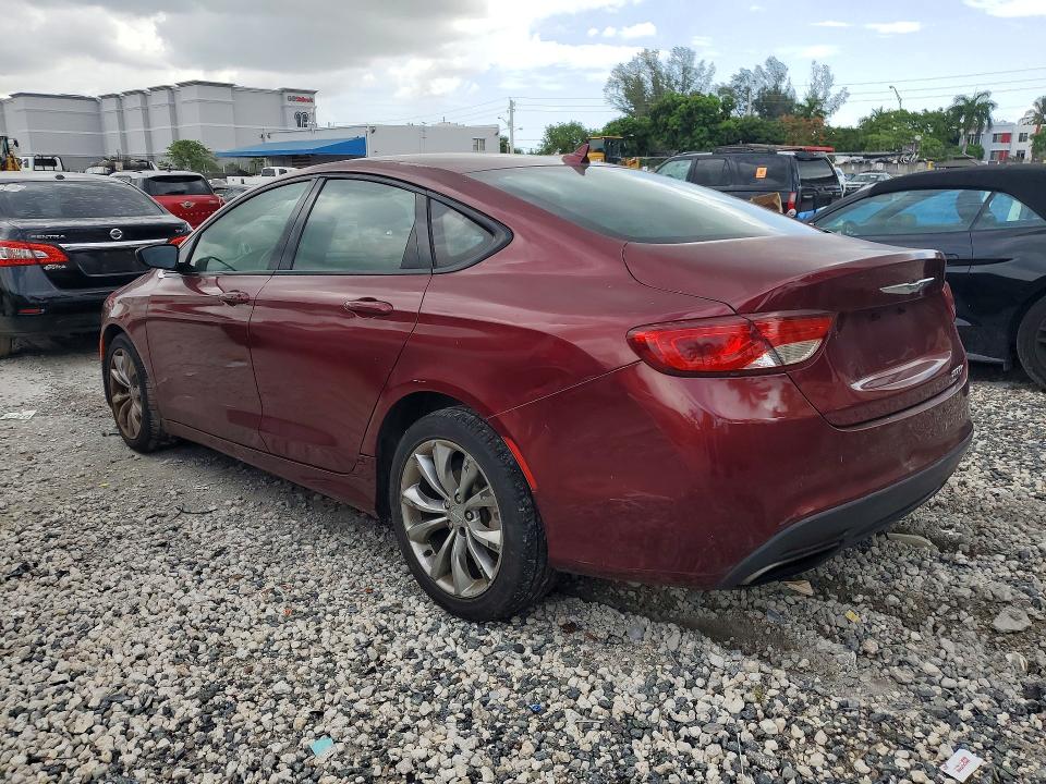 2015 Chrysler VIN 1C3CCCBG6FN706681 COPART salvage auction — MINOR DENT/SCRATCHES, Fl - Cert Of Title-Rebuilt, sold $325 on 2026-07-28 (photo 2)