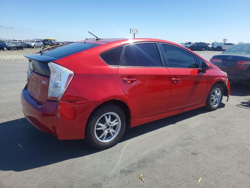 2010 Toyota Prius VIN JTDKN3DU7A0221380 COPART salvage auction — FRONT END, Ca - Salvage Certificate, sold $575 on 2026-07-13 (photo 3)