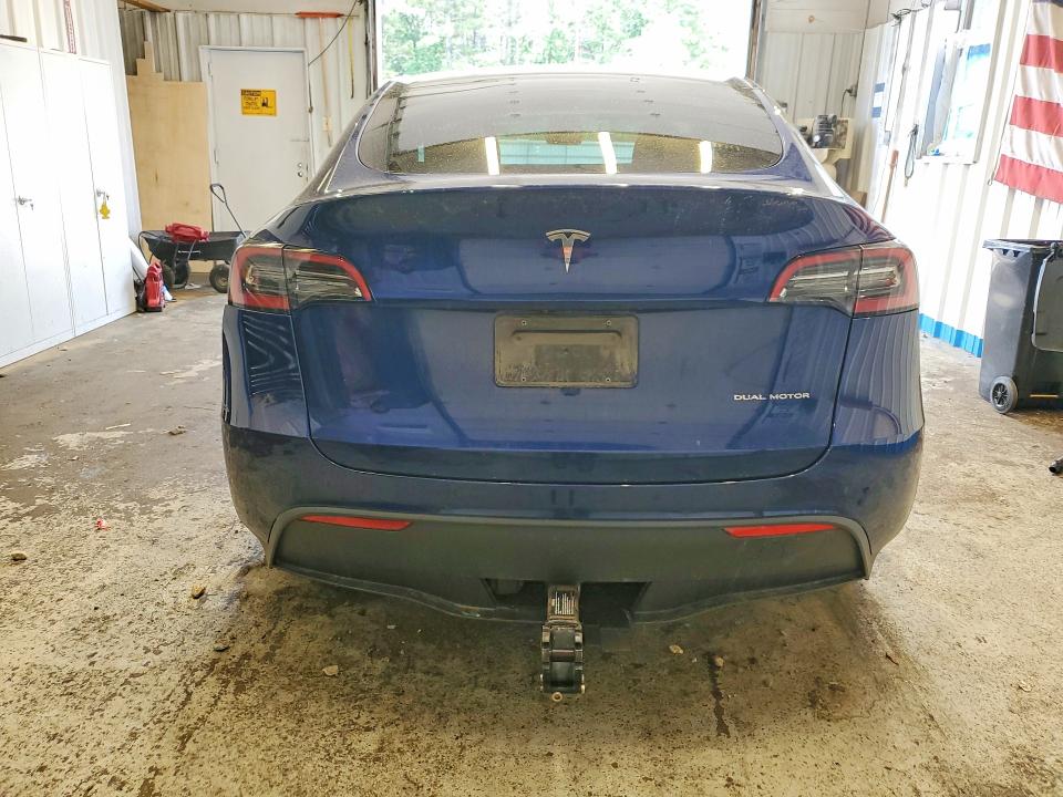 2021 Tesla Model y VIN 5YJYGDEE3MF255985 COPART salvage auction — SIDE, Me - Cert Of Title-Salvage Collisio, sold $6,500 on 2026-07-09 (photo 6)