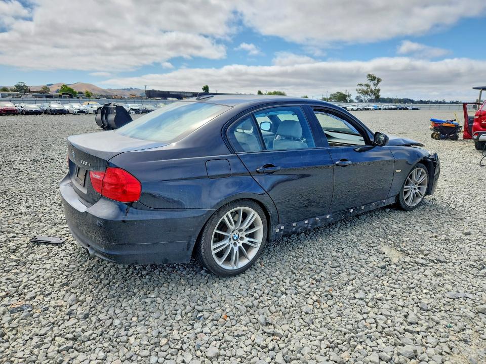 2011 BMW 3 series VIN WBAPN7C58BA949452 COPART salvage auction — FRONT END, Ca - Salvage Certificate, sold $3,650 on 2026-07-20 (photo 3)