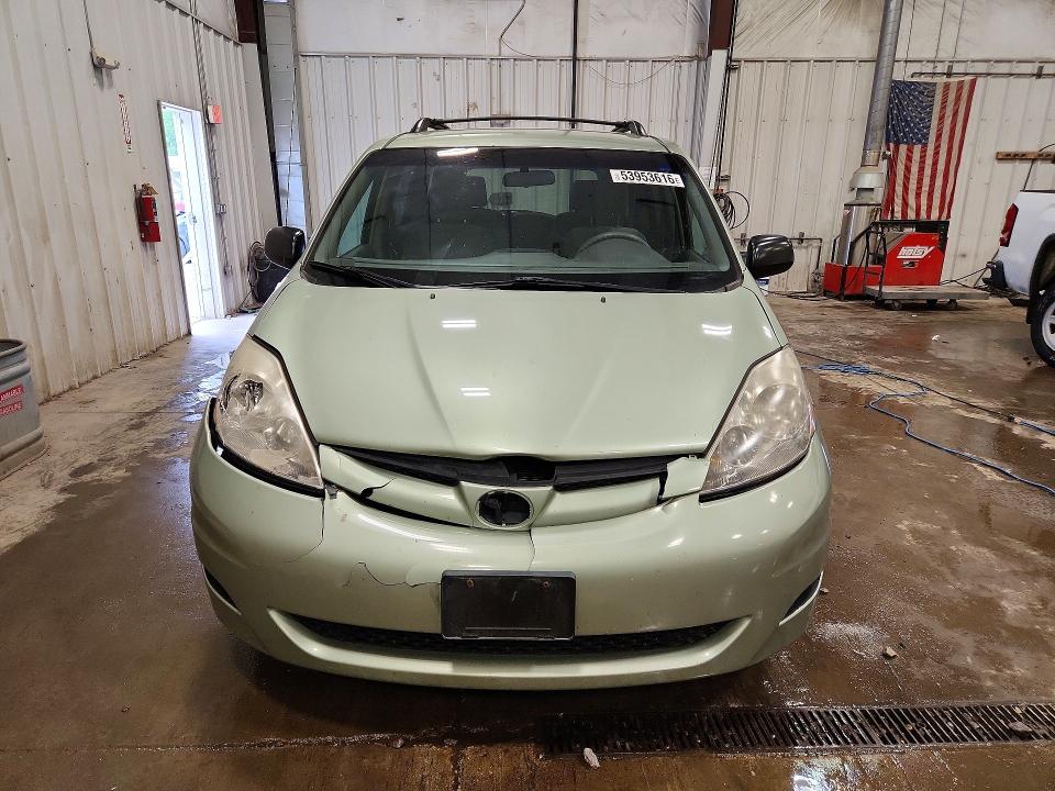 2007 Toyota Sienna VIN 5TDZK23C37S053589 COPART salvage auction — FRONT END, Wi - Certificate Of Title, sold $2,800 on 2026-07-13 (photo 5)