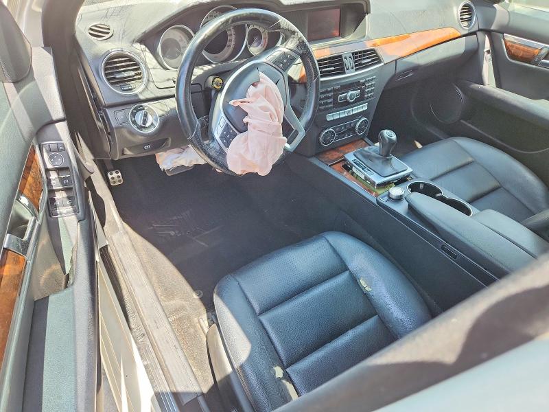 2014 Mercedes-benz C-klasse VIN WDDGF4HB0ER320390 COPART salvage auction — FRONT END, Ca - Salvage Certificate, sold $550 on 2026-07-06 (photo 8)