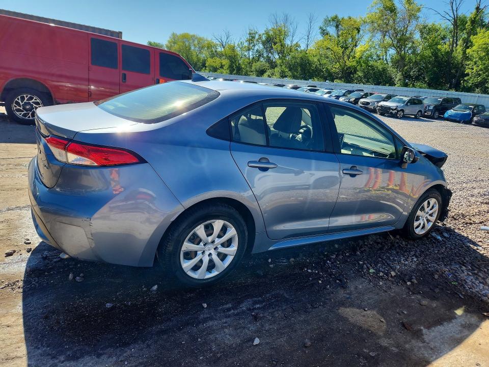 2020 Toyota Corolla VIN JTDEPRAE1LJ042529 COPART salvage auction — FRONT END, Wi - Cert Of Title-Salvage Vehicle, sold $3,500 on 2026-07-06 (photo 3)