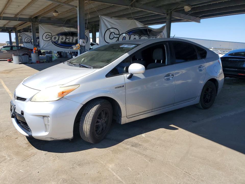 2012 Toyota Prius VIN JTDKN3DUXC5445149 COPART salvage auction — VANDALISM, CA - SALVAGE CERTIFICATE, sold $900 on 2026-07-09 (photo 1)