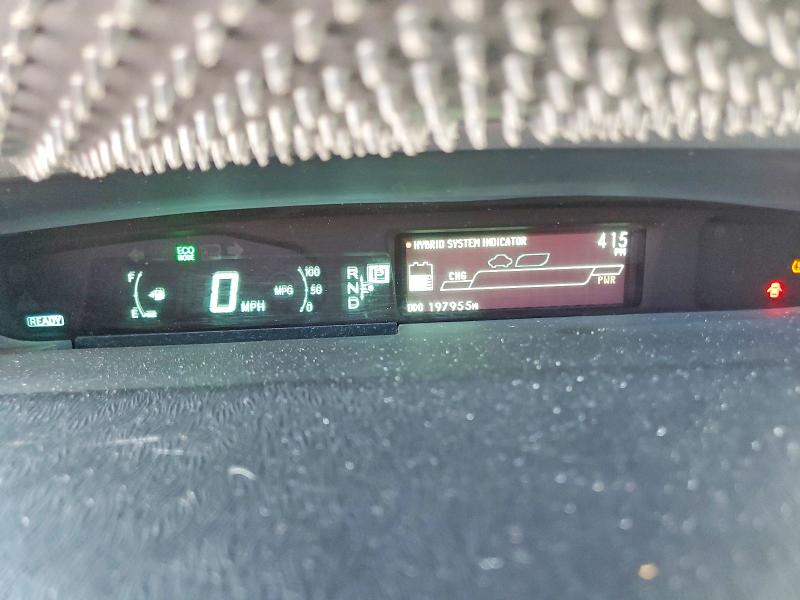 2014 Toyota Prius VIN JTDKN3DUXE0379136 COPART salvage auction — FRONT END, Salvage Title, sold $150 on 2026-07-21 (photo 9)
