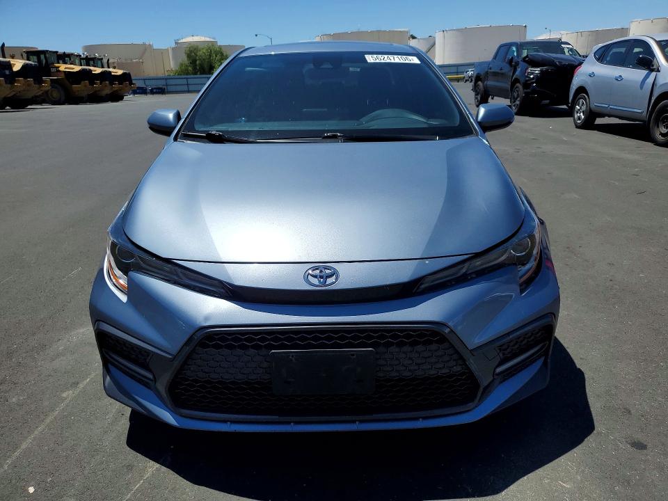 2022 Toyota VIN JTDP4MCE4NJ084939 COPART salvage auction — REAR END, Ca - Salvage Certificate, sold $6,400 on 2026-07-22 (photo 5)