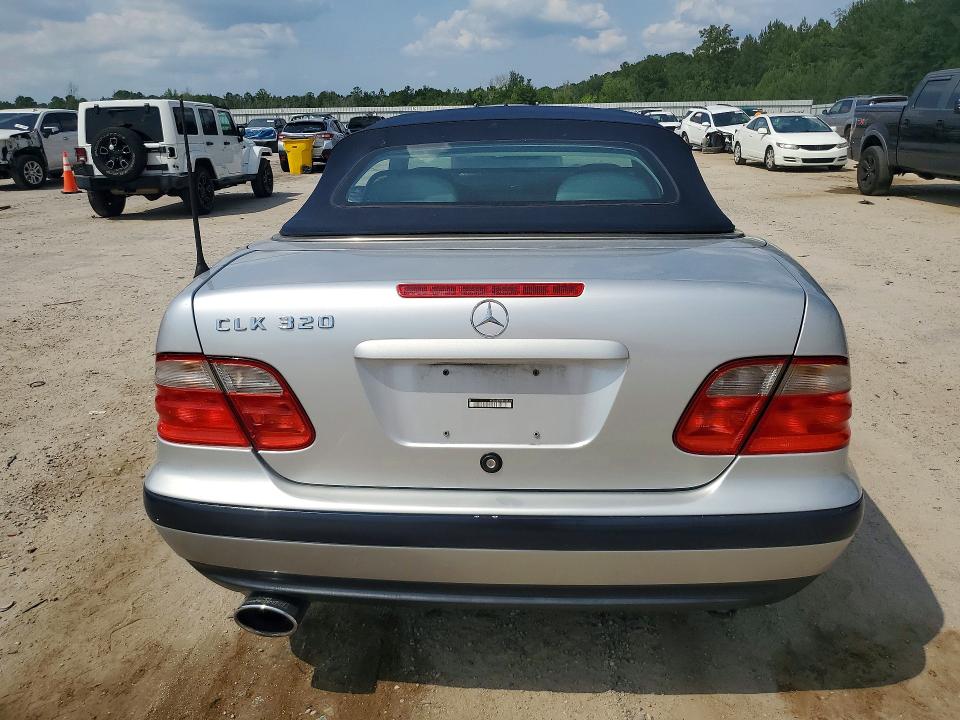 1999 Mercedes-benz VIN WDBLK65G6XT009356 COPART salvage auction — ENGINE BURN, Sc - Cert Of Title-Salvage Fire, sold $300 on 2026-07-27 (photo 6)