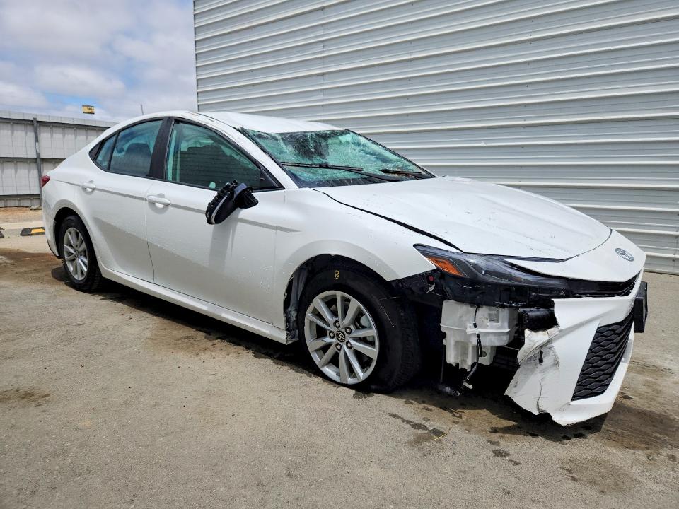 2025 Toyota Camry VIN 4T1DAACK7SU102310 COPART salvage auction — ROLLOVER, Ca - Non-Repairable Vehicle Cert, sold $7,200 on 2026-07-20 (photo 4)
