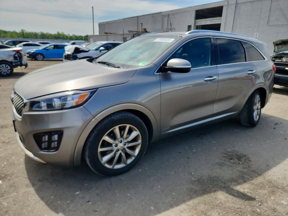 2016 Kia Sorento VIN 5XYPKDA5XGG173636 COPART salvage auction — FRONT END, Va - Cert Of Title - Salvage, sold $4,000 on 2026-07-15 (photo 1)