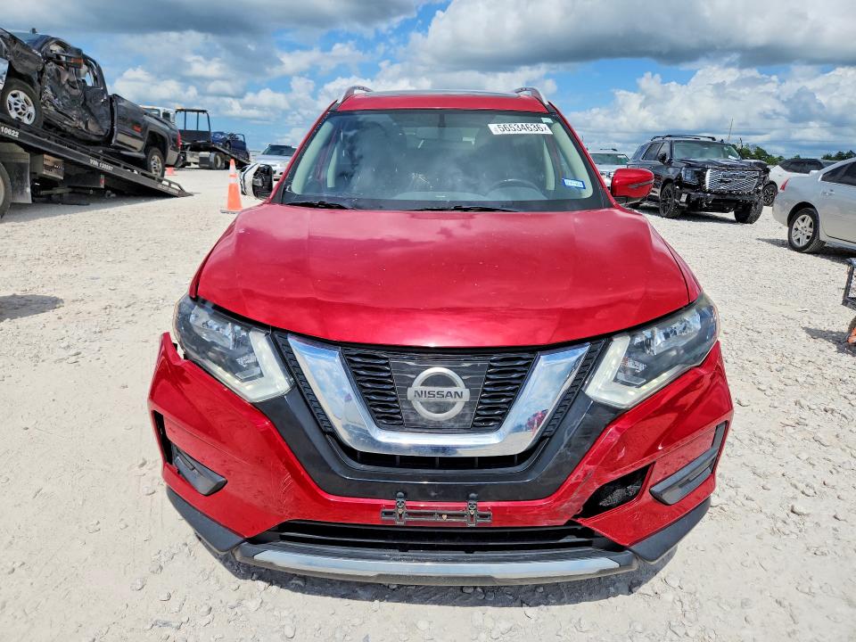 2017 Nissan Rogue VIN JN8AT2MV2HW270910 COPART salvage auction — FRONT END, Tx - Salvage Vehicle Title, sold $70 on 2026-07-16 (photo 5)