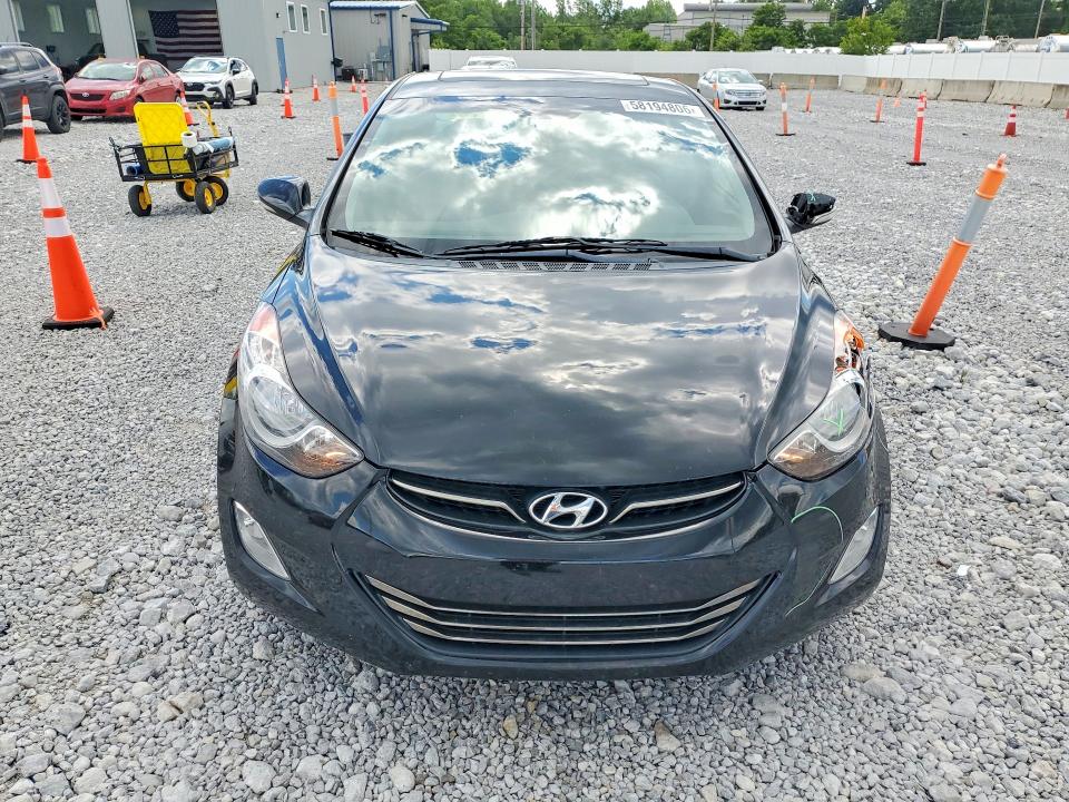 2011 Hyundai Elantra VIN KMHDH4AE4BU084939 COPART salvage auction — FRONT END, Oh - Cert Of Title-Salvage, sold $1,200 on 2026-07-02 (photo 5)