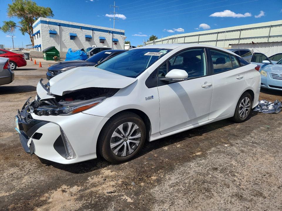 2021 Toyota Prius VIN JTDKAMFP5M3192618 COPART salvage auction — FRONT END, Nm - Cert Of Title-Salvage, sold $5,200 on 2026-07-30 (photo 1)