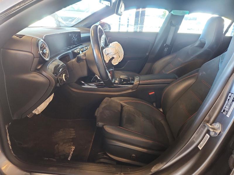2022 Mercedes-benz Cla-klasse amg VIN W1K5J5BB9NN264882 COPART salvage auction — FRONT END, Ca - Salvage Certificate, sold $6,400 on 2026-07-09 (photo 7)