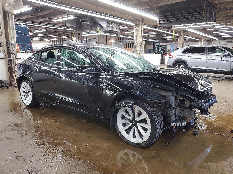 2023 Tesla Model 3 VIN 5YJ3E1EA5PF438031 COPART salvage auction — FRONT END, Il - Salvage Certificate, sold $4,000 on 2026-07-20 (photo 4)