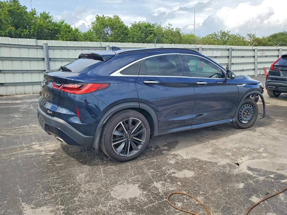 2024 Infiniti Qx55 VIN 3PCAJ5LR4RF110847 COPART salvage auction — MECHANICAL, Fl - Cert Of Title Slvg Rebuildable, sold $12,100 on 2026-07-27 (photo 3)