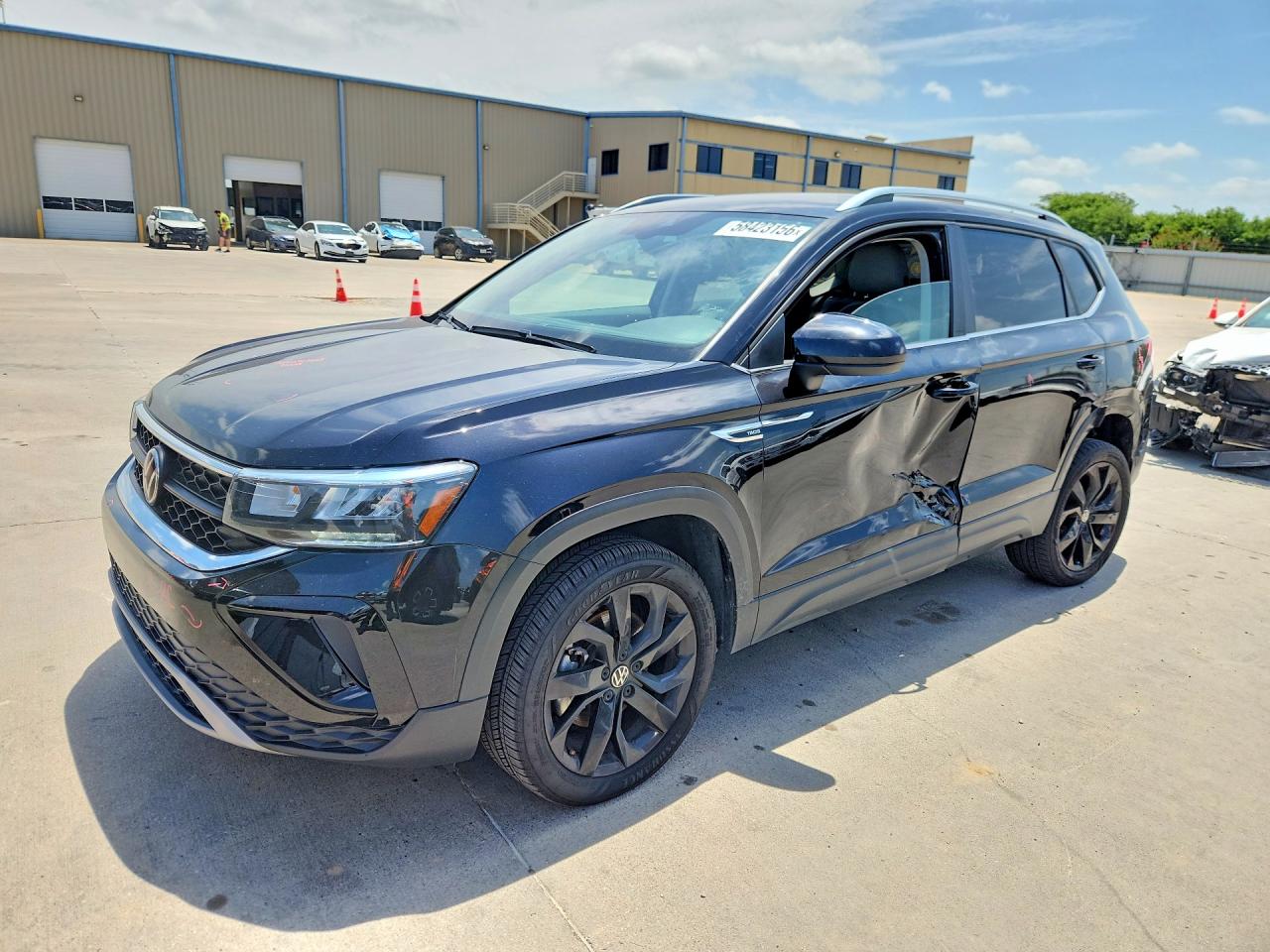 2022 Volkswagen Taos VIN 3VVSX7B2XNM035937 COPART salvage auction — Side, TX - SALVAGE VEHICLE TITLE, sold $5,700 on 2026-07-09 (photo 1)