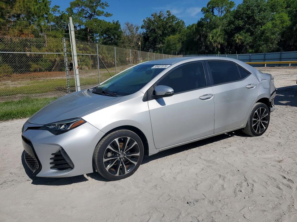 2019 Toyota Corolla VIN 5YFBURHE4KP930493 COPART salvage auction — REAR END, Fl - Cert Of Title Slvg Rebuildable, sold $5,700 on 2026-07-08 (photo 1)
