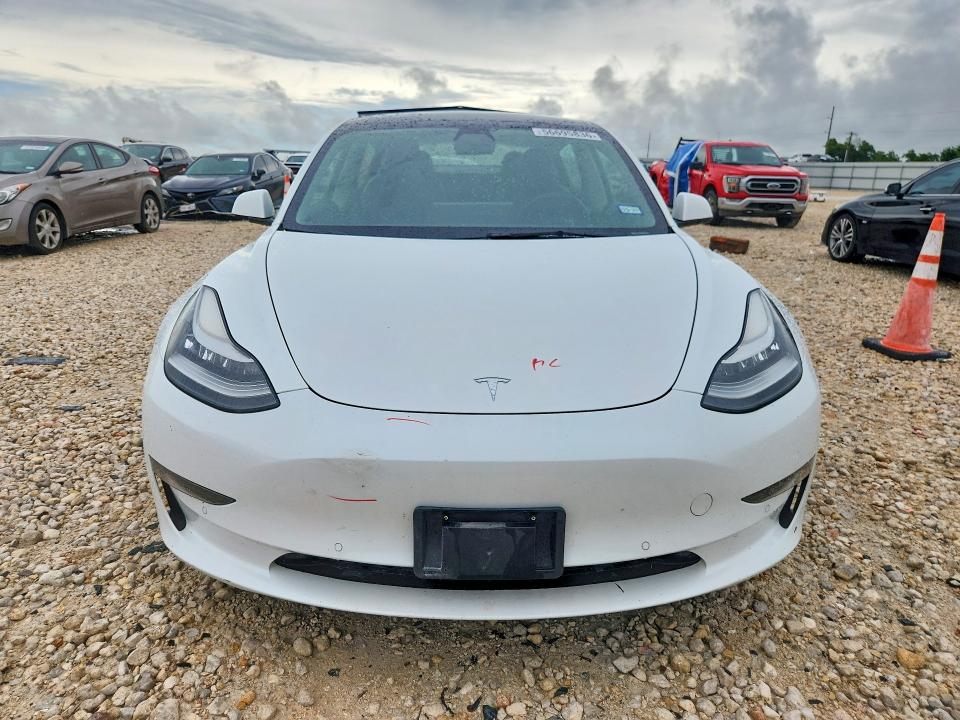 2021 Tesla VIN 5YJ3E1EA5MF854821 COPART salvage auction — REAR END, Tx - Salvage Vehicle Title, sold $2,100 on 2026-07-30 (photo 5)