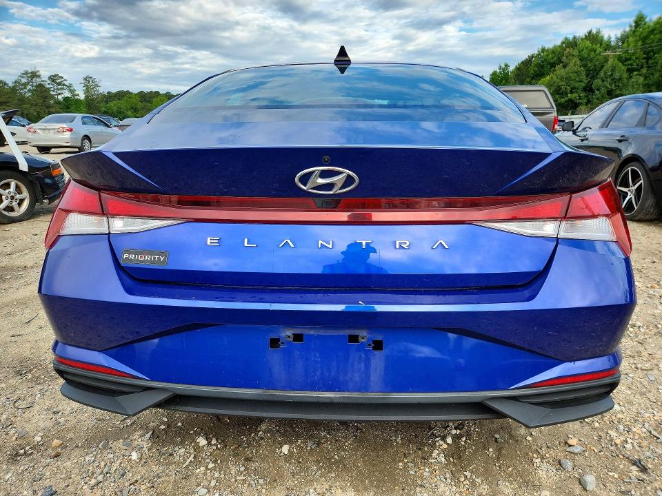 2023 Hyundai Elantra VIN KMHLM4AG7PU468004 COPART salvage auction — FRONT END, Va - Cert Of Title - Salvage, sold $4,000 on 2026-07-28 (photo 6)