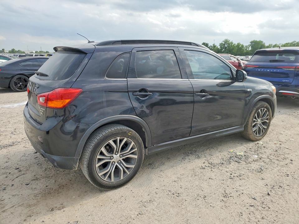 2016 Mitsubishi Outlander VIN JA4AP4AW7GZ051408 COPART salvage auction — SIDE, Tx - Salvage Vehicle Title, sold $800 on 2026-07-24 (photo 3)