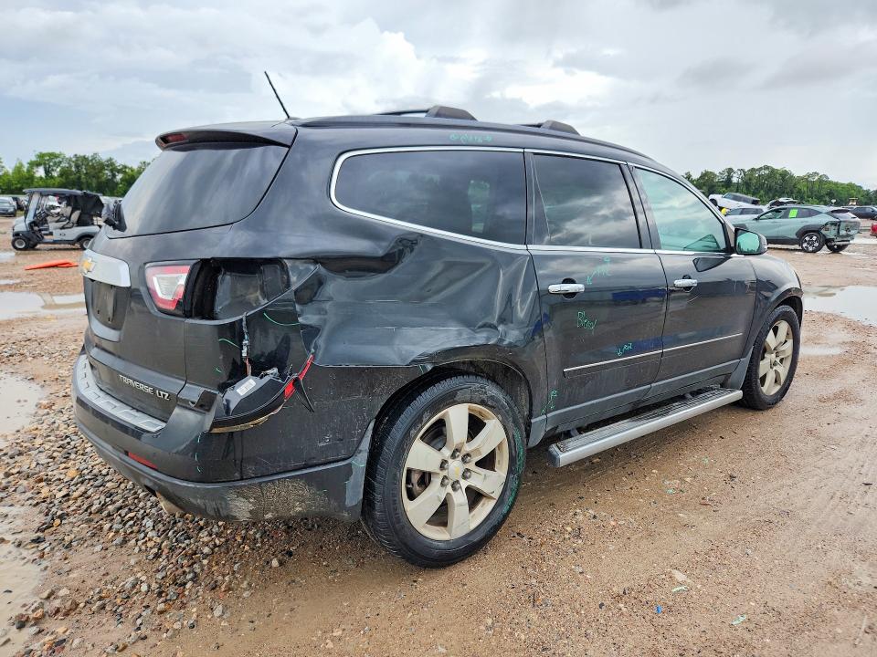 2015 Chevrolet Traverse VIN 1GNKRJKD0FJ158238 COPART salvage auction — REAR END, Tx - Salvage Vehicle Title, sold $1,500 on 2026-07-31 (photo 3)