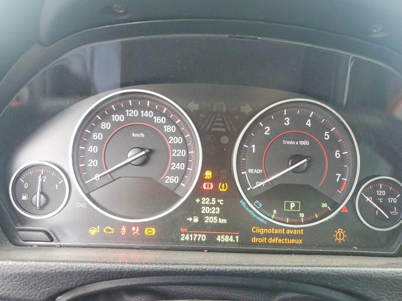 2013 BMW 3er VIN WBA3B9C53DF586518 COPART salvage auction — FRONT END, Qc - Gravement Accidente, sold $425 on 2026-07-14 (photo 9)