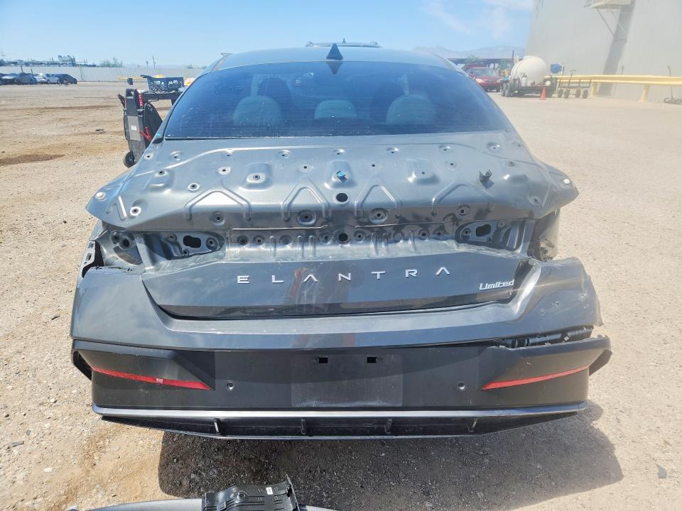 2024 Hyundai Elantra VIN KMHLP4DG8RU831416 COPART salvage auction — REAR END, Az - Cert Of Title - Salvage, sold $7,600 on 2026-07-31 (photo 6)