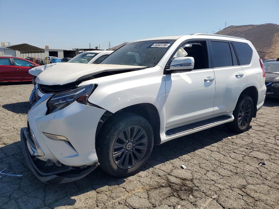 2020 Lexus Gx VIN JTJAM7BX5L5245814 COPART salvage auction — FRONT END, Ca - Salvage Certificate, sold $17,500 on 2026-07-07 (photo 1)