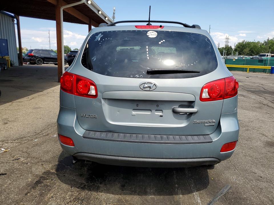 2008 Hyundai Santa fe VIN 5NMSG73D18H182105 COPART salvage auction — FRONT END, CO - PUBLIC - SALVAGE TITLE (P), sold $350 on 2026-07-09 (photo 6)