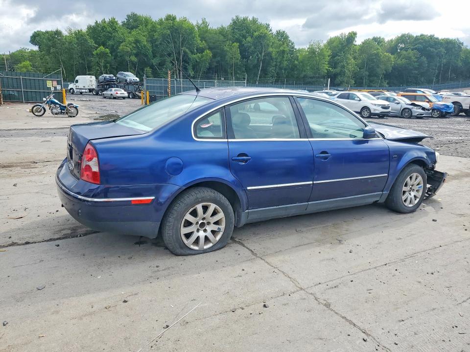 2003 Volkswagen Passat VIN WVWPD63B03P055434 COPART salvage auction — FRONT END, Pa - Certificate Of Salvage, sold $2 on 2026-07-29 (photo 3)