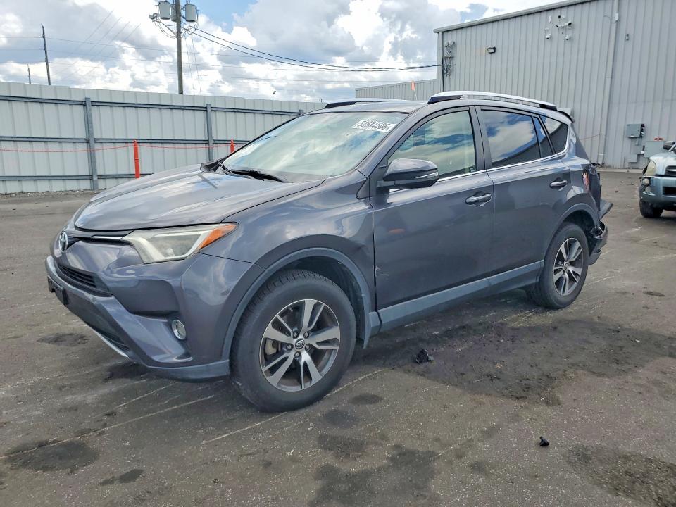 2016 Toyota Rav 4 VIN JTMWFREV9GJ091405 COPART salvage auction — REAR END, Fl - Cert Of Title Slvg Rebuildable, sold $1,950 on 2026-07-13 (photo 1)
