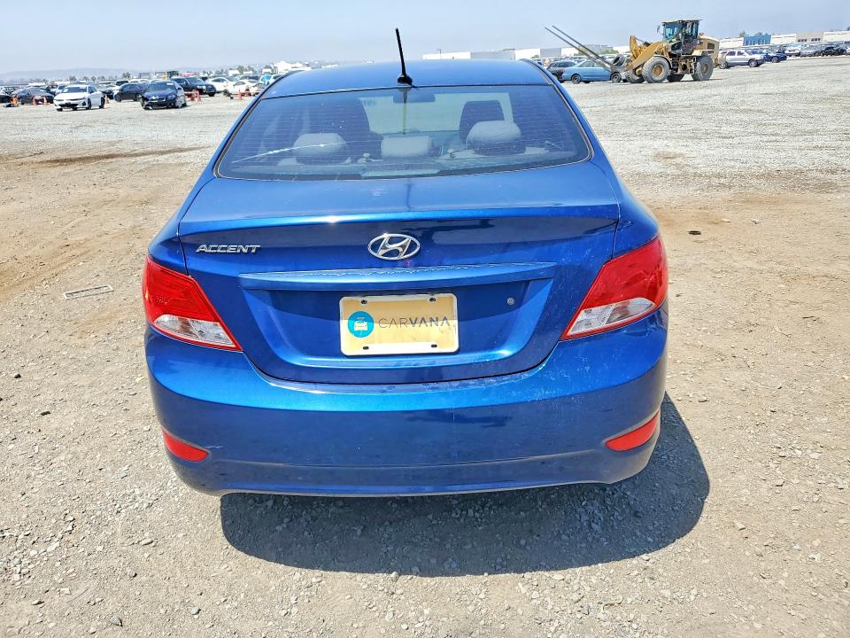 2016 Hyundai Accent VIN KMHCT4AE2GU152902 COPART salvage auction — FRONT END, Salvage Title, sold $1,150 on 2026-07-16 (photo 6)