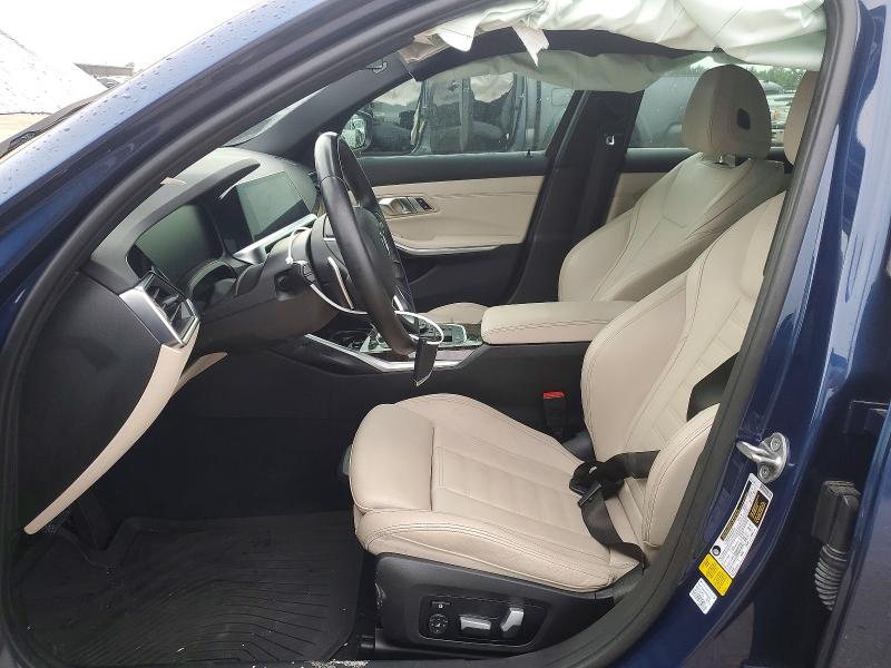 2021 BMW 3er VIN 3MW5R1J06M8C18369 COPART salvage auction — REAR END, Tx - Salvage Vehicle Title, sold $13,000 on 2026-07-28 (photo 7)