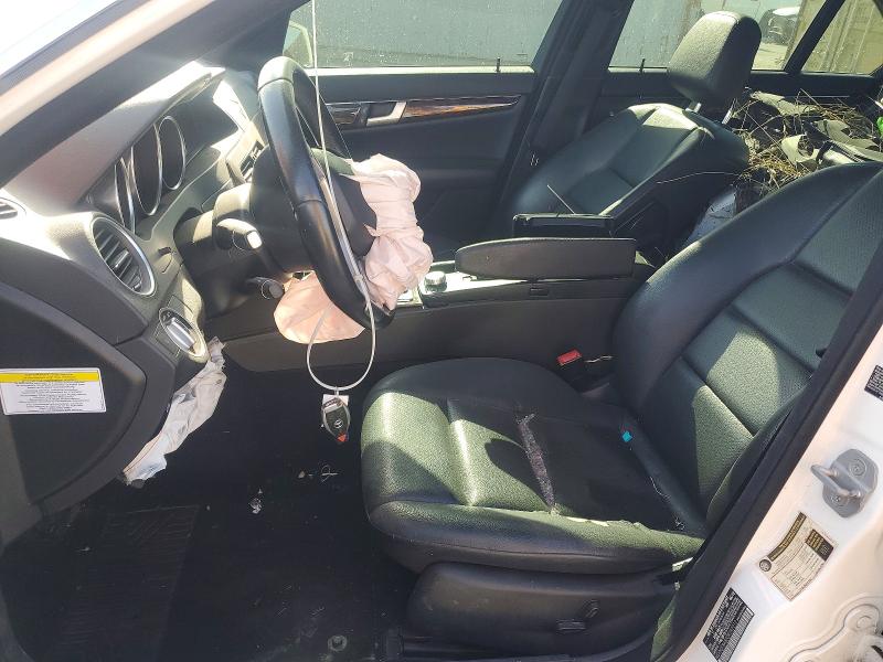 2013 Mercedes-benz C-klasse VIN WDDGF8AB2DR242212 COPART salvage auction — FRONT END, In - Cert Of Title-Salvage Title, sold $500 on 2026-07-28 (photo 7)