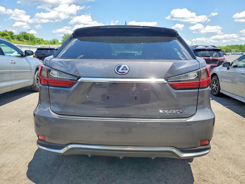 2020 Lexus Rx 450h VIN 2T2HGMDA4LC053024 COPART salvage auction — FRONT END, Nj - Cert Of Title-Salvage, sold $9,200 on 2026-07-21 (photo 6)