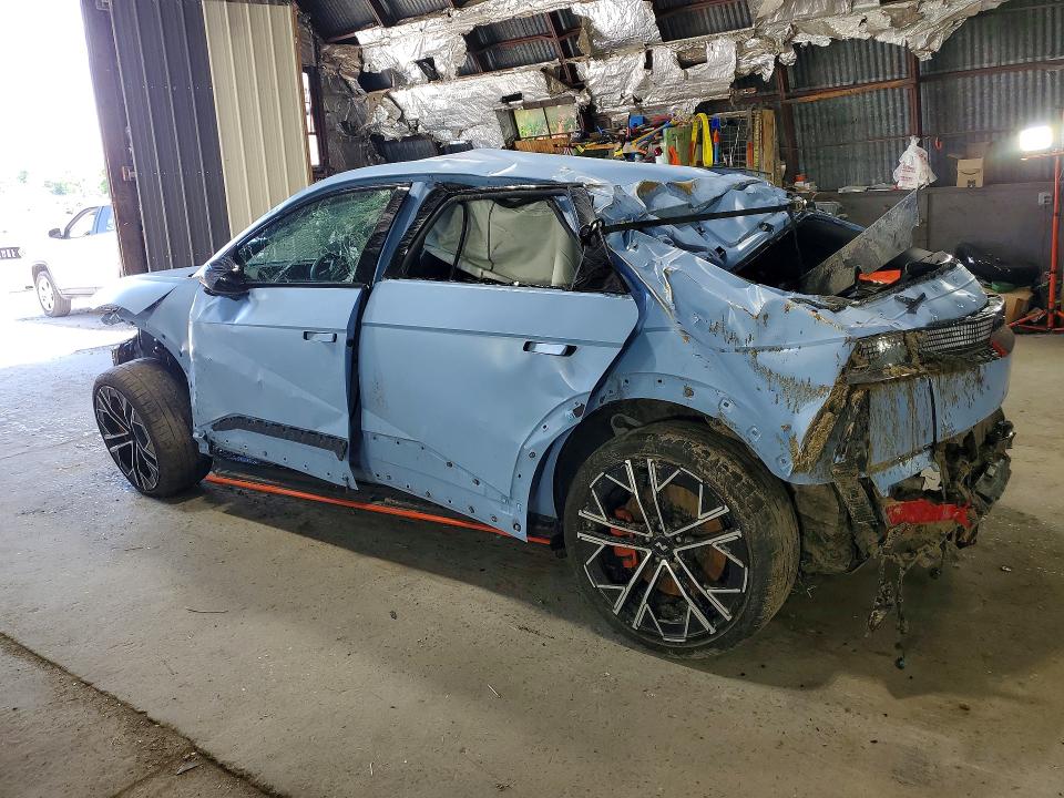 2025 Hyundai Ioniq VIN KM8KNDA86SU003367 COPART salvage auction — ROLLOVER, Ny - Mv-907A Salvage Certificate, sold $2,100 on 2026-07-27 (photo 2)
