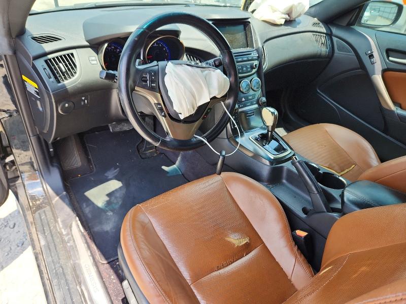 2013 Hyundai Genesis VIN KMHHU6KJ9DU109809 COPART salvage auction — FRONT END, Nc - Salvage Certificate Of Title, sold $350 on 2026-07-29 (photo 8)
