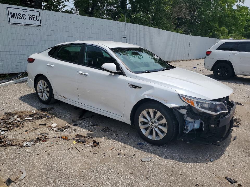 2018 Kia Optima VIN 5XXGT4L34JG233088 COPART salvage auction — FRONT END, Mo - Certificate Of Title, sold $2,150 on 2026-07-10 (photo 4)
