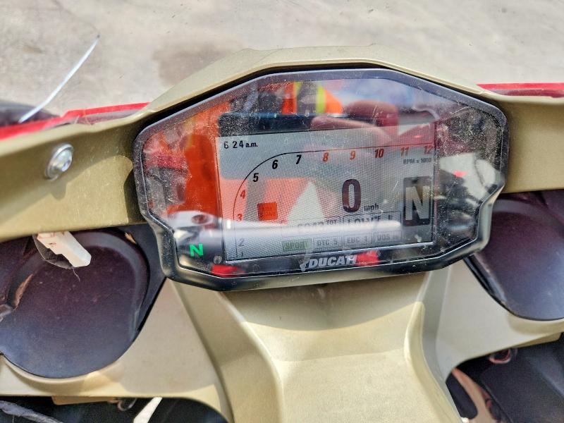 2012 Ducati Panigale VIN ZDM14BPW1CB004845 COPART salvage auction — MECHANICAL, Mo - Salvage Certificate Of Title, sold $3,400 on 2026-07-09 (photo 7)